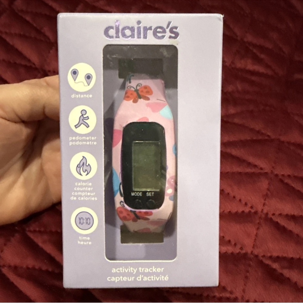 Claire's Butterfly Print Activity Tracker